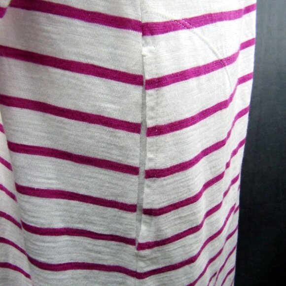 Chicos Ultimate Tee White Pink Long Open Cardigan Jacket Size S 0 Side Pockets - Picture 7 of 10